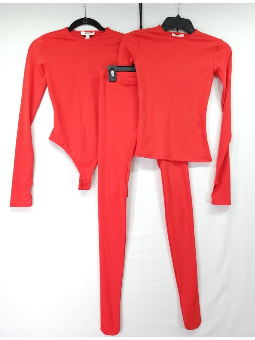 Khy by Kylie Jenner 3 Pc Compression Set Womens Size XS Bodysuit Top Legging